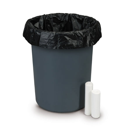 Medegen Medical Products LLC Trash Bag 30 gal. Natural HDPE 10 Mic. 30 X 37 Inch Star Seal Bottom Coreless Roll - Case of 500 - RS303710N-CS