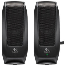 Logitech® S120 2.0 Multimedia Speakers, Black - Each - LOG-980000012-EA