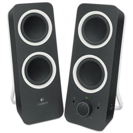 Logitech® Z200 Multimedia 2.0 Stereo Speakers, Black - Each - LOG-980000800-EA