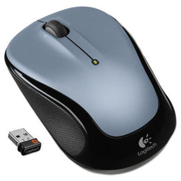 Logitech® M325 Wireless Mouse, 2.4 GHz Frequency/30 ft Wireless Range, Left/Right Hand Use, Silver - Each - LOG-910002332-EA