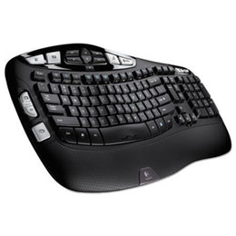 Logitech® K350 Wireless Keyboard, Black - Each - LOG-920001996-EA