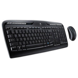 Logitech® MK320 Wireless Keyboard + Mouse Combo, 2.4 GHz Frequency/30 ft Wireless Range, Black - Each - LOG-920002836-EA