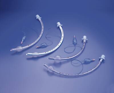 Smiths Medical ASD, Inc. Cuffed Endotracheal Tube Portex® 250 mm Length Curved 5.0 mm Pediatric Murphy Eye - Box of 20 - 100/199/050-BX