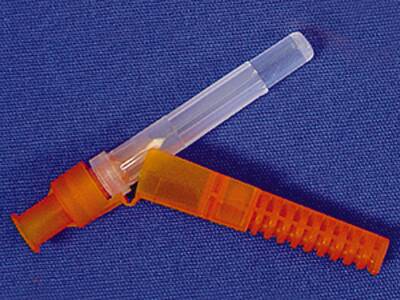Smiths Medical Needle-Pro® Blood Collection Needle 23 Gauge 1 Inch Needle Length Safety Needle Without Tubing Sterile - Case of 800 - 4276-CS