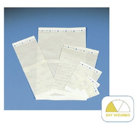 DeRoyal Transparent Film Dressing Transeal® 4 X 4-3/4 Inch 2 Tab Delivery Rectangle Sterile - Case of 200 - 46-303-CS