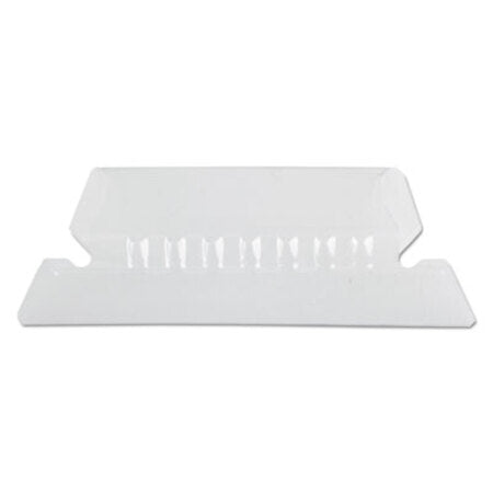 Pendaflex® Transparent Colored Tabs For Hanging File Folders, 1/5-Cut, Clear, 2" Wide, 25/Pack - Pack of 1 - PFX-42CR-PK