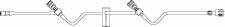 B. Braun IV Extension Set Safsite® 35 Inch Tubing - Case of 50 - 473017-CS