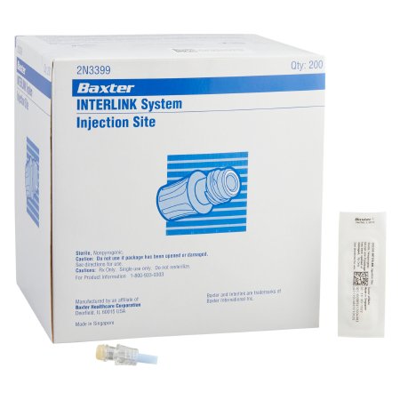 Baxter Needleless Connector Interlink® Negative Displacement - Case of 200 - 2N3399-CS