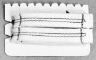 Teleflex Medical Surgical Neuro Sponge Gardlok® X-Ray Detectable Cotton 1/2 X 3 Inch 10 Count Card Sterile - Box of 200 - 200104-BX