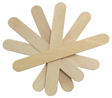 Medline Tongue Depressor Medline 6 Inch Length Wood - Box of 100 - MDS202075-BX
