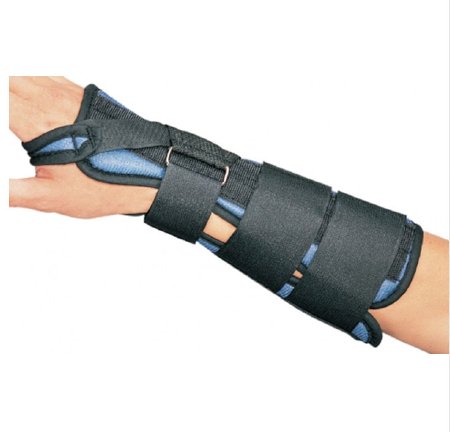DJO Wrist Brace ProCare® Aluminum / Foam / Tricot Right Hand Black Small - Each - 79-87423-EA