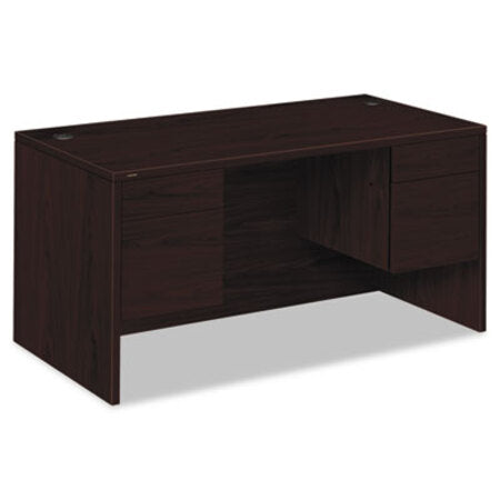 HON® 10500 Series Double Pedestal Desk, 60" x 30" x 29.5", Mahogany - Each - HON-10573NN-EA