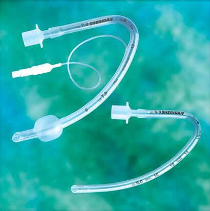 Teleflex LLC Cuffed Endotracheal Tube Sheridan Preformed™ 245 mm Length Curved 5.0 mm Pediatric Murphy Eye - Box of 10 - 5-22210-BX