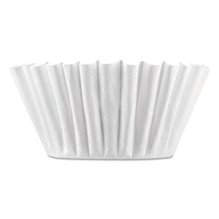 BUNN® Coffee Filters, 8 to 12 Cup Size, Flat Bottom, 100/Pack, 12 Packs/Carton - Each - BUN-BCF100BCT-EA