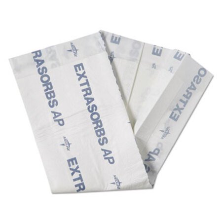 Medline Extrasorbs Air-Permeable Disposable DryPads, 30" x 36", White, 5 Pads/Pack - Pack of 1 - MII-EXTSRB3036AZ-PK