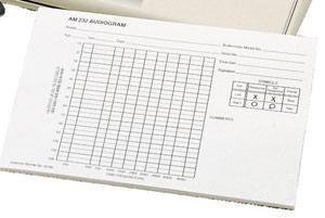 Ambco Electronics Audiogram Pad 50 Sheet For use with Audiometer - Each - AMPA-1-EA