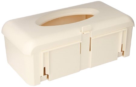 BD Glove Box Holder BD™ Horizontal Mounted 1-Box Capacity Ivory 4-1/4 X 7 X 12 Inch Plastic - Each - 305448-EA