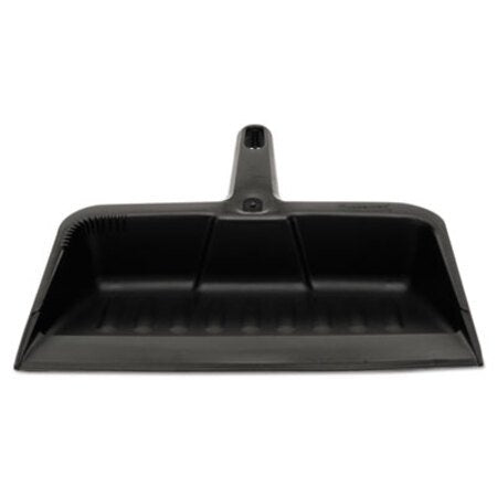 Rubbermaid® Commercial Heavy-Duty Dustpan, 8.25 x 12.25 , Polypropylene, Charcoal - Each - RCP-2005CHA-EA