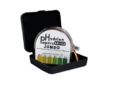 Fisher Scientific pH Paper in Dispenser Hydrion™ 3.0 to 5.5 - Each - 14853158E-EA