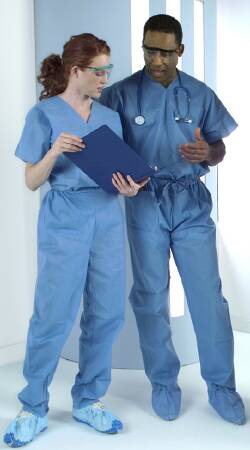 Tech Styles a Division of Encompass Scrub Pants Small Blue Unisex - Case of 60 - 9661A-CS