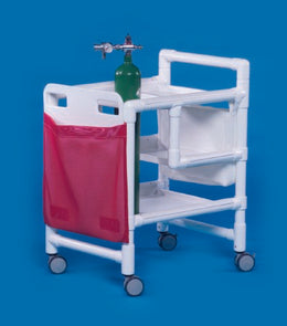 IPU Emergency Cart PVC 20 X 27 X 34.5 Inch - Each - EC500-EA
