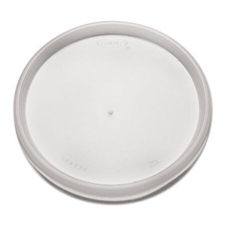 Dart® Plastic Lids for Foam Cups, Bowls and Containers, Flat, Vented, Fits 6-32 oz, Translucent, 100/Pack, 10 Packs/Carton - CT/1 - DCC-20JL-CT