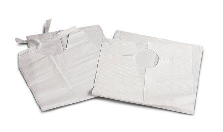 Medline Bib Tie Closure Disposable Plastic / Polyethylene - Case of 500 - NON24267C-CS