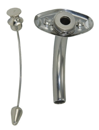 Integra Lifesciences Uncuffed Tracheostomy Tube Rotating Lock IC Size 7.0 Adult - Each - 23-1154SS-EA