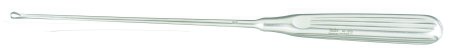 Integra Lifesciences Uterine Curette Miltex® Sims 11 Inch Length Hollow Handle with Grooves Size 6 Tip Sharp Loop Tip - Each - 30-1205-6-EA