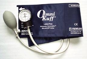 Welch Allyn Reusable Blood Pressure Cuff and Bulb Omni-Kuff® 32 to 43 cm Arm Nylon Cuff Large Adult Cuff - Each - 1602-EA