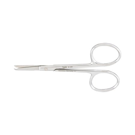 Integra Lifesciences Stitch Scissors Miltex® Spencer 3-1/2 Inch Length OR Grade German Stainless Steel NonSterile Finger Ring Handle Straight Blade Blunt Tip / Blunt Tip - Each - 9-100-EA