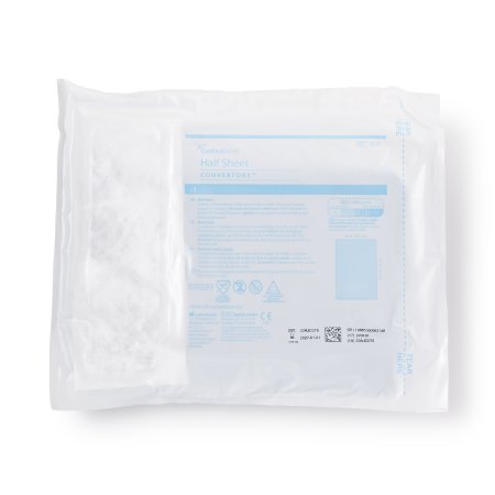 Cardinal General Purpose Drape Converters® Half Drape 40 W X 57 L Inch Sterile - Case of 20 - 9358-CS