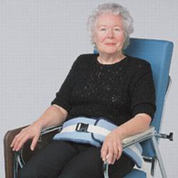 Tidi Products Padded Belt Posey® 13 Inch Length White / Blue - Each - 4126Q-EA