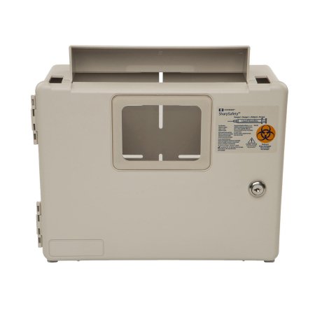 Cardinal Sharps Container Cabinet / Wall Enclosure In-Room™ Plastic Wall Mount Locking - Case of 1 - 8556H--CS