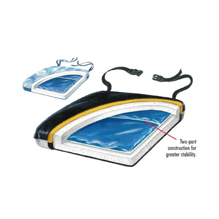 Skil-Care Seat Cushion Econo-Gel 16 W X 16 D X 2 H Inch Foam / Gel - Each - 751150-EA