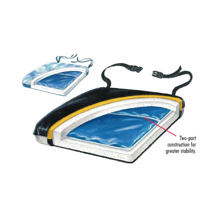 Skil-Care Seat Cushion Econo-Gel 18 W X 16 D X 2 H Inch Foam / Gel - Each - 751151-EA