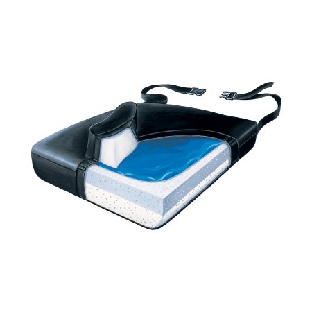 Skil-Care Wedge Seat Cushion Slide Guard 18 W X 16 D X 4 to 1-1/2 H Inch Foam / Gel - Each - 751310-EA
