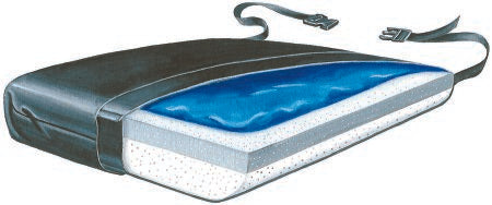 Skil-Care Seat Cushion Ultra-Cushion 18 W X 16 D X 4 H Inch Foam / Gel - Each - 754330-EA