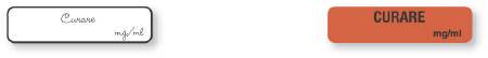 United Ad Label Drug Label UAL™ Anesthesia Label Versed mg/mL Orange 5/16 X 1-1/4 Inch - Roll of 1 - ULAM773-RL