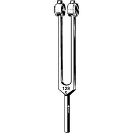Sklar Tuning Fork with Weight Aluminum Alloy 128 cps - Each - 67-7128-EA