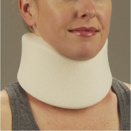 DeRoyal Cervical Collar DeRoyal® Low Contoured / Medium Density Adult X-Small One-Piece 2-1/2 Inch Height 16 Inch Length - Each - 1010251-EA