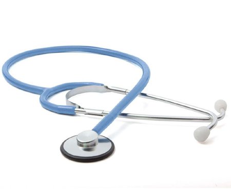 American Diagnostic Corp Classic Stethoscope Proscope™ 660 Light Blue 1-Tube 21 Inch Tube Single Head Chestpiece - Each - 660LB-EA