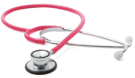 American Diagnostic Corp Classic Stethoscope Proscope™ 670 Pink 1-Tube 21 Inch Tube Double Sided Chestpiece - Each - 670NP-EA