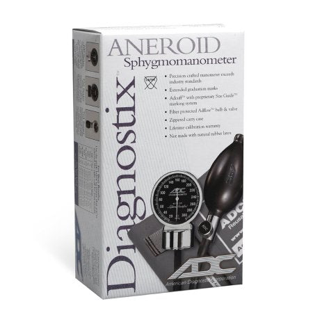 American Diagnostic Corp Aneroid Sphygmomanometer Unit Diagnostix™700 Series Thigh Nylon 40 - 66 cm Pocket Aneroid - Each - 700-13TBK-EA