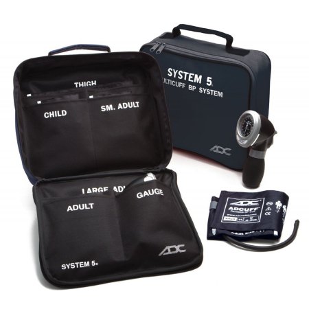 American Diagnostic Corp Aneroid Sphygmomanometer Unit System 5™ Multiple Sizes Nylon 13 - 66 cm Palm Aneroid - Each - 740-N-EA