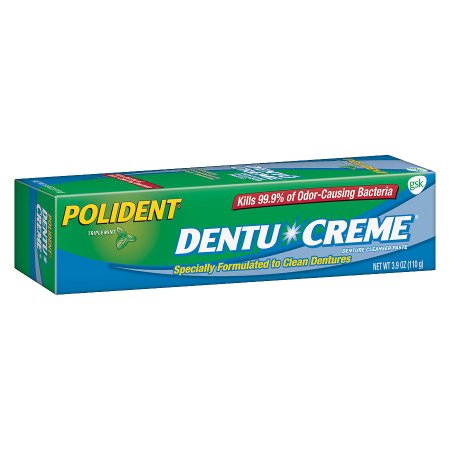 Block Drug Company Denture Cleaner Polident® Dentu-Creme® Mint Flavor - Each - 31015809206-EA