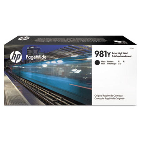 HP HP 981Y, (L0R16A) Extra High-Yield Black Original PageWide Cartridge - Each - HEW-L0R16A-EA