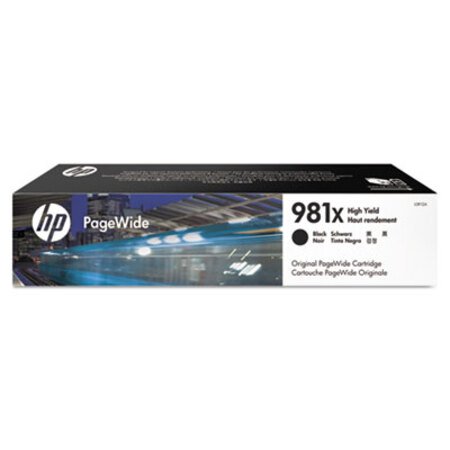 HP HP 981X, (L0R12A) High-Yield Black Original PageWide Cartridge - Each - HEW-L0R12A-EA