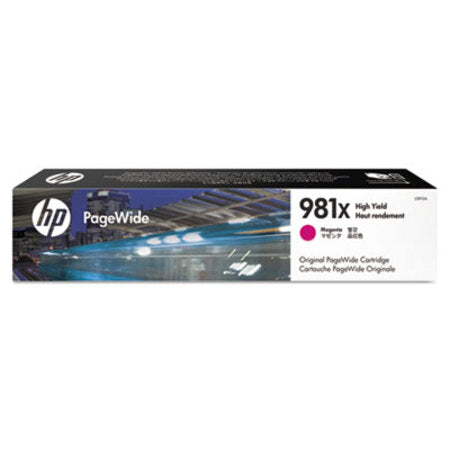 HP HP 981X, (L0R10A) High-Yield Magenta Original PageWide Cartridge - Each - HEW-L0R10A-EA