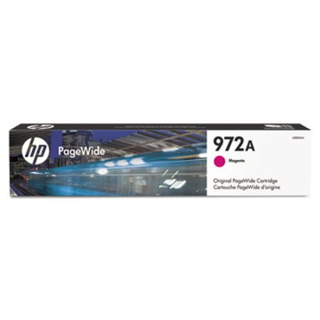 HP HP 972A, (L0R89AN) Magenta Original PageWide Cartridge - Each - HEW-L0R89AN-EA